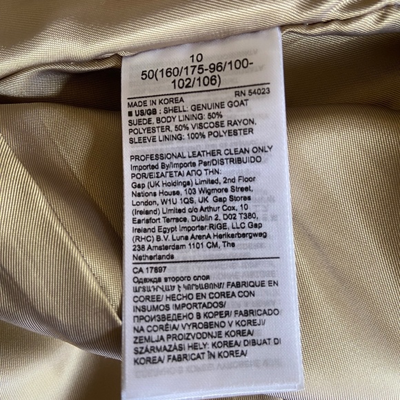 NWT Banana Republic Womens Heritage Briar Suede Blazer Jacket - Picture 7 of 8